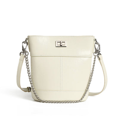 Sac Seau Cuir Véritable Femme – Élégant, Compact & Intemporel