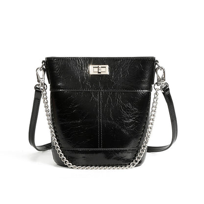 Sac Seau Cuir Véritable Femme – Élégant, Compact & Intemporel