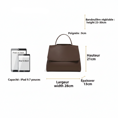 Dimensions Sac Bandoulière Cuir – Zana West
