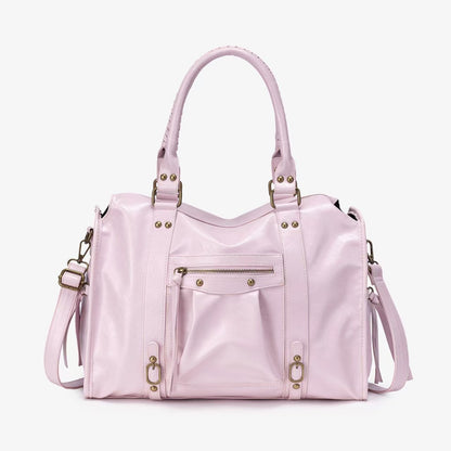 sac-bandoulière-rose-femme-rivets-or-style-Y2K-zanawest