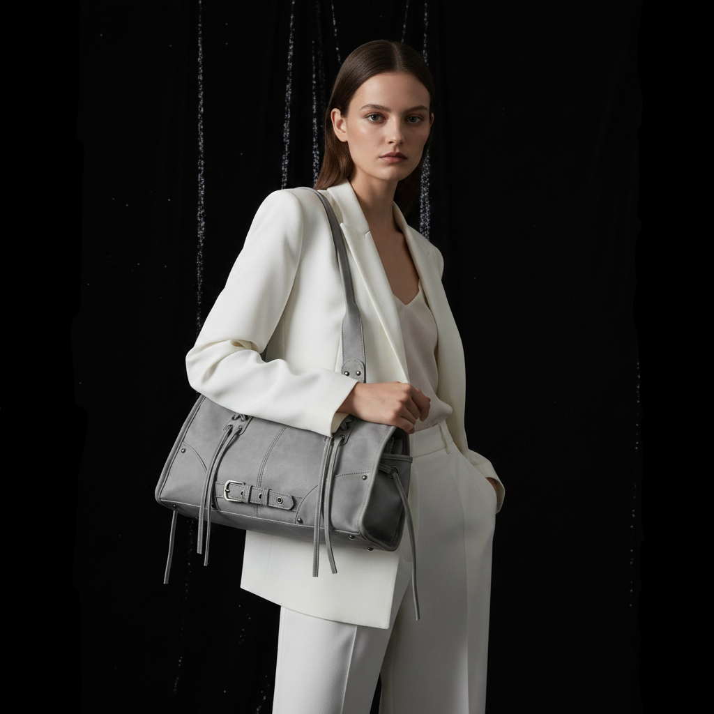 Shooting Blanc Sac Gris Zana West