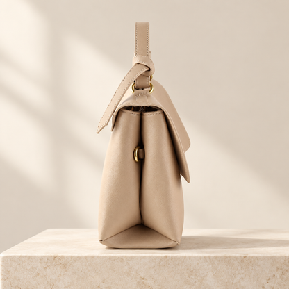 Sac beige vu de côté