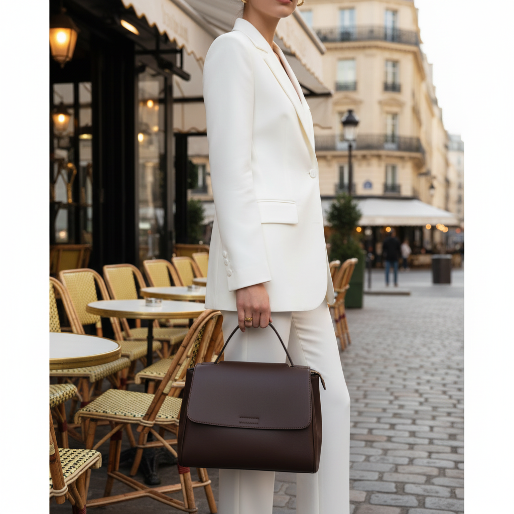 Sac Bandoulière Cuir Véritable – Grand Format | Zana West