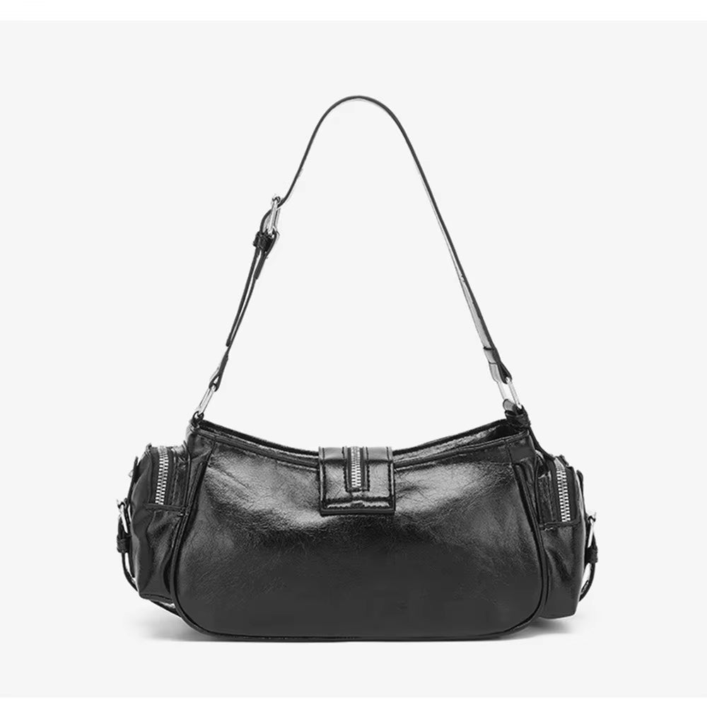 Sac Bandoulière Femme – Rivets & Boucle | Style Moto Rock Chic