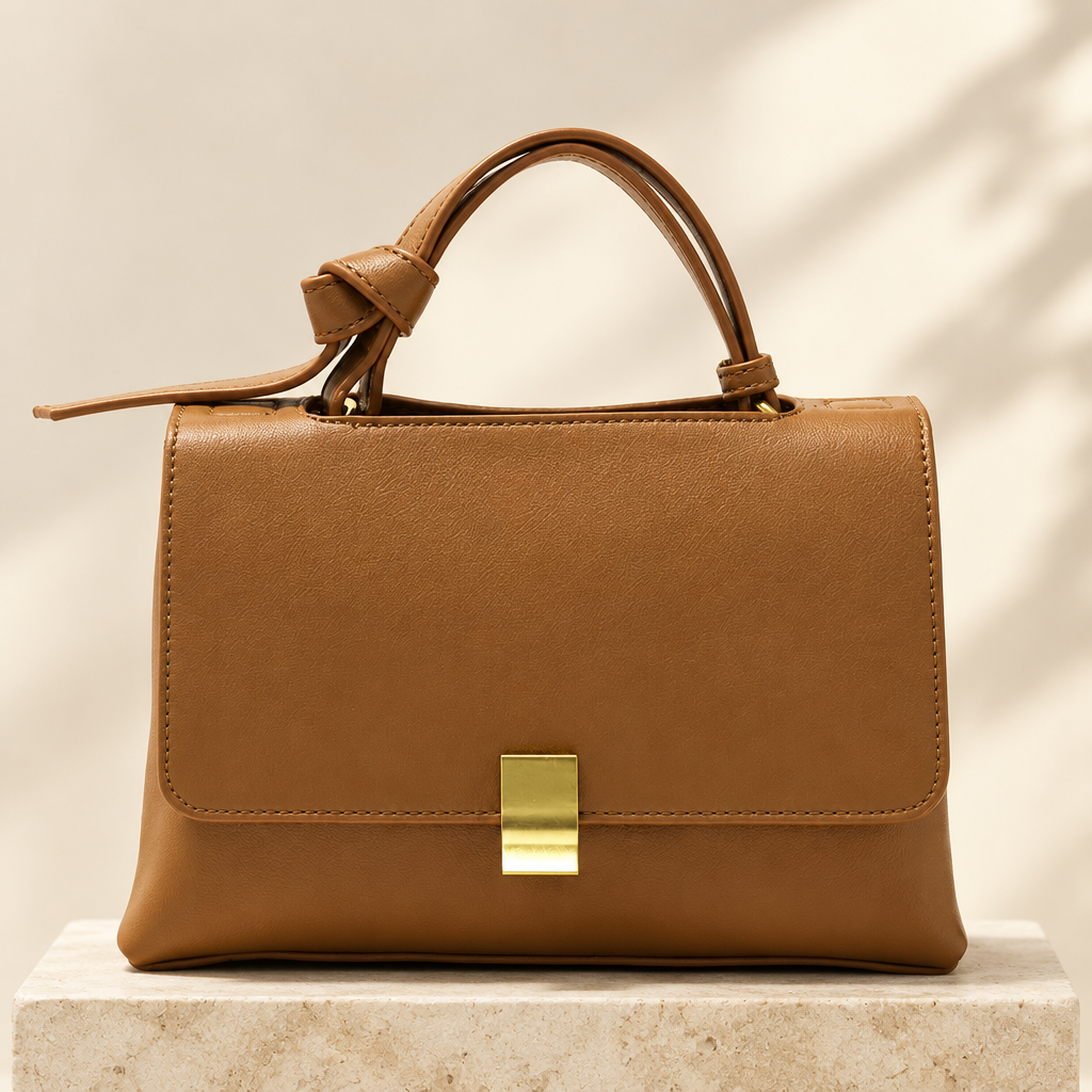 Sac brun en vue produit premium
