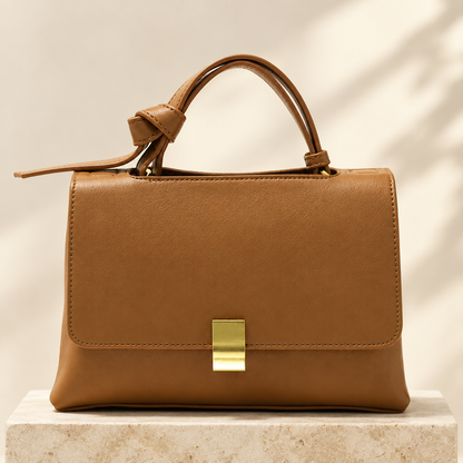 Sac brun en vue produit premium
