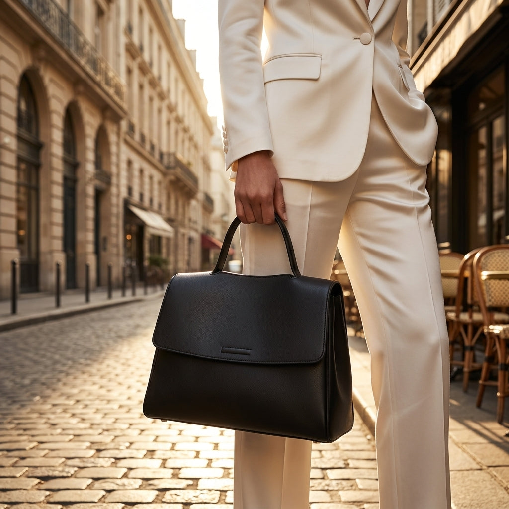Sac Bandoulière Cuir Véritable – Grand Format | Zana West