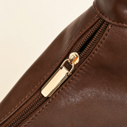 Détail de la fermeture zippée