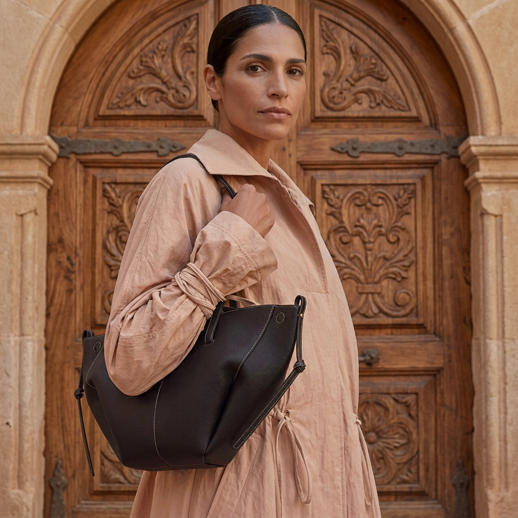 sac cabas cuir