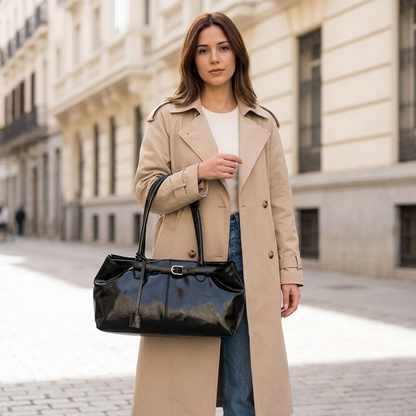Sac à main porté épaule – Effet patiné rétro