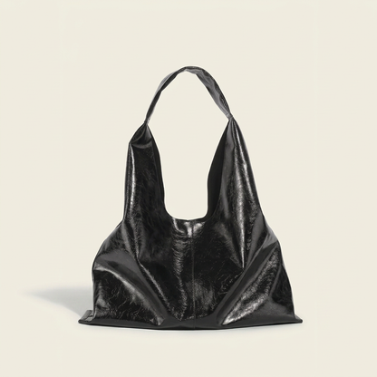 Sac cuir bandoulière noir carré